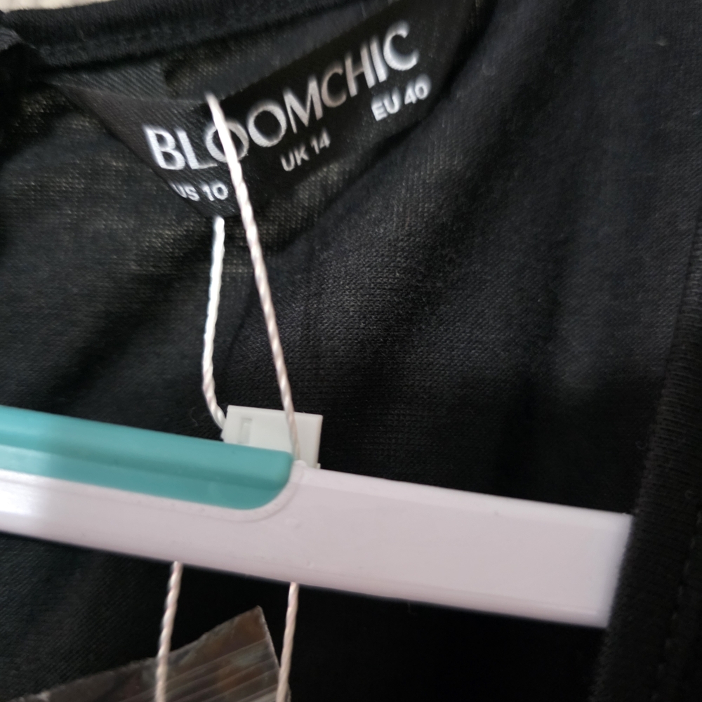 BloomChic Black Buttoned Jumpsuit - Picture 4 of 5